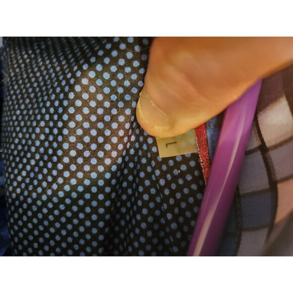 Bugatchi Men Shirts Long Sleeves Squared Pattern Blue Size Large Pre-Owned - Picture 3 of 8